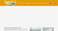 Desktop Screenshot of campingdesneiges.com