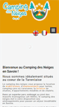Mobile Screenshot of campingdesneiges.com